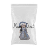 Maxbell Elegant Girls Ceramics Doll With Wood Stand For Victorian Porcelain Dolls - Aladdin Shoppers