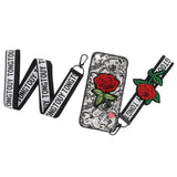 Maxbell Embossed Lace Embroidery Roses Phone Case Cover for iphone 7/8 Black - Aladdin Shoppers