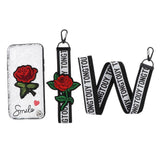 Maxbell Embossed Lace Embroidery Roses Phone Case Cover for iphone xs max White - Aladdin Shoppers