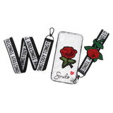 Maxbell Embossed Lace Embroidery Roses Phone Case Cover for iphone xs max White - Aladdin Shoppers