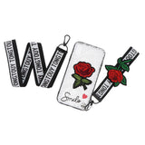 Maxbell Embossed Lace Embroidery Roses Phone Case Cover for iphone xs max White - Aladdin Shoppers