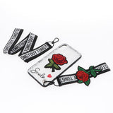 Maxbell Embossed Lace Embroidery Roses Phone Case Cover for iphone xs max White - Aladdin Shoppers