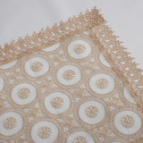 Maxbell Embroidered Lace Tablecloth Retro Table Cloth Party Decor Golden 120x60cm - Aladdin Shoppers