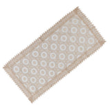 Maxbell Embroidered Lace Tablecloth Retro Table Cloth Party Decor Golden 120x60cm - Aladdin Shoppers