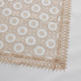 Maxbell Embroidered Lace Tablecloth Retro Table Cloth Party Decor Golden 150x100cm - Aladdin Shoppers