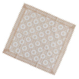 Maxbell Embroidered Lace Tablecloth Retro Table Cloth Party Decor Golden 85x85cm - Aladdin Shoppers