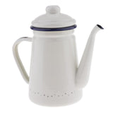 Maxbell Enamel Teapot Loose Tea Leaf Infuser Tea Pot Coffee Tea Pot Kettle 1100ml - Aladdin Shoppers