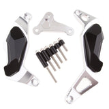 Maxbell Engine Guard Crash Slider Pad Protection for Kawasaki Ninja 400 17-18 Silver - Aladdin Shoppers