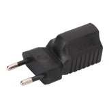 Maxbell Euro Male to USA Female ,EU Plug TO 5-15R Socket,Power adapter - Aladdin Shoppers