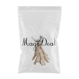 Maxbell European Pastoral Style Bird Ornament Wooden Dispaly Stand Silver Color - Aladdin Shoppers