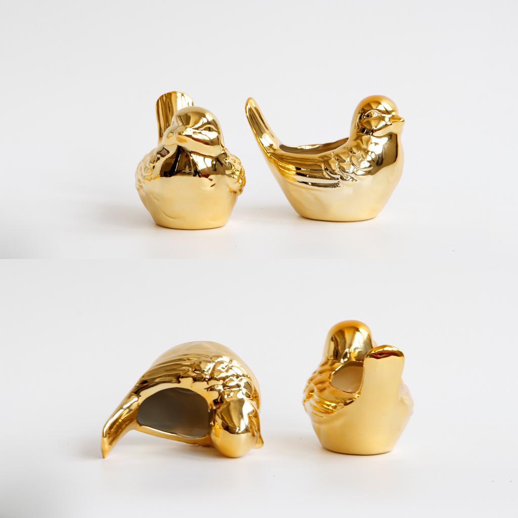 Maxbell European Style Ceramic Bird Ornaments Crafts Table Decoration Flower Pot - Aladdin Shoppers