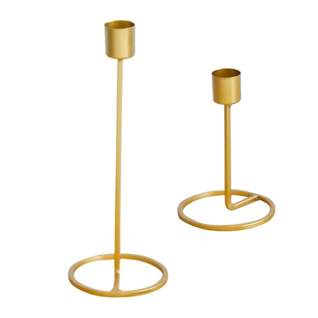 Maxbell European Style Iron Candle Holder for Home Wedding Special Events Decor L - Aladdin Shoppers