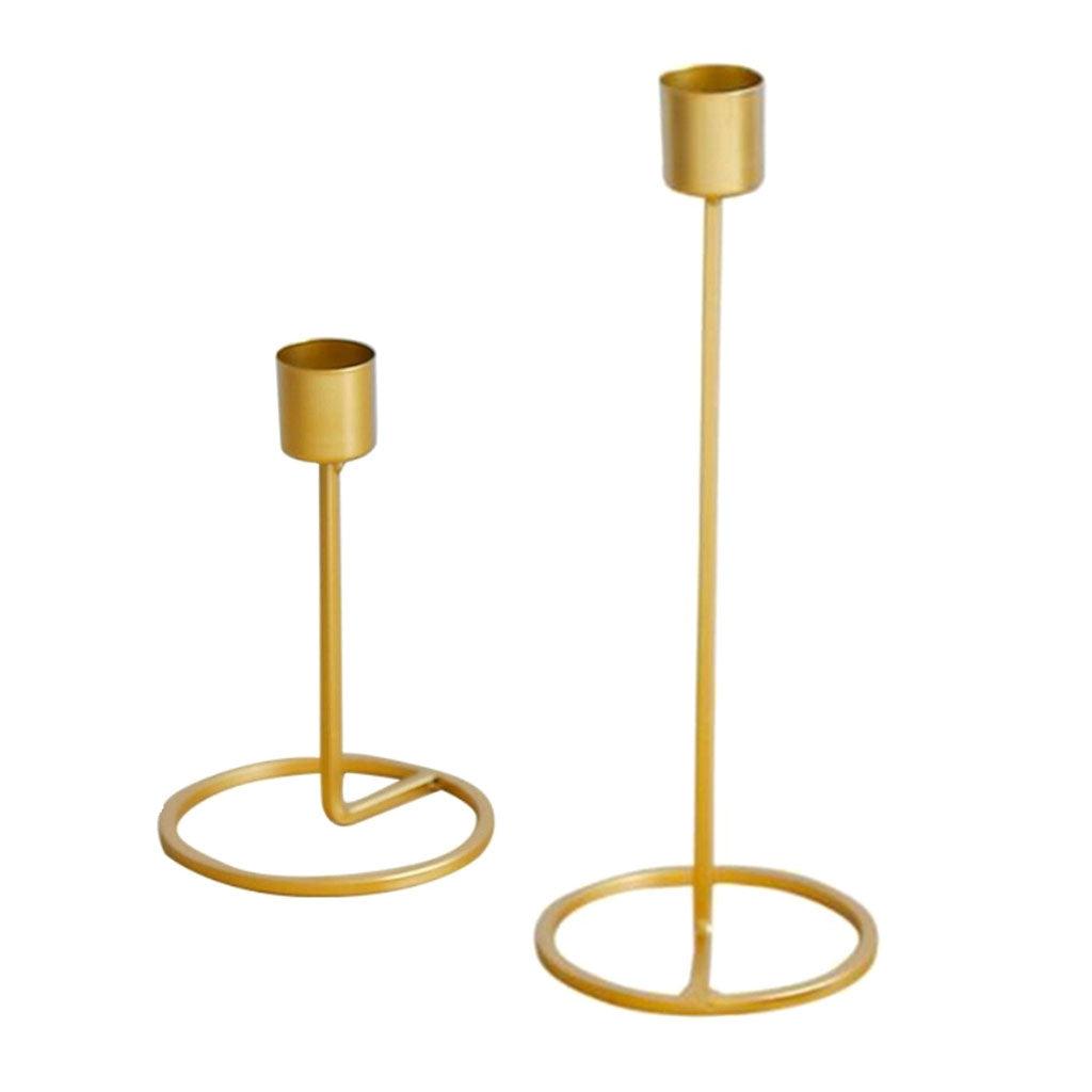 Maxbell European Style Iron Candle Holder for Home Wedding Special Events Decor L - Aladdin Shoppers