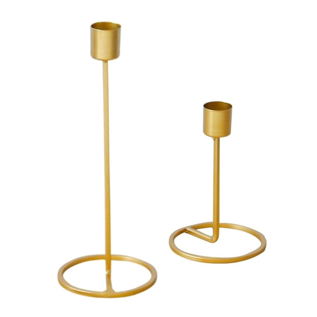 Maxbell European Style Iron Candle Holder for Home Wedding Special Events Decor L - Aladdin Shoppers