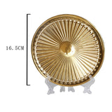 Maxbell European Style Luxury Ceramic Decorative Plates with Plate Rack Home Decor A - Aladdin Shoppers