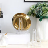 Maxbell European Style Luxury Ceramic Decorative Plates with Plate Rack Home Decor A - Aladdin Shoppers