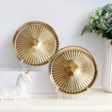 Maxbell European Style Luxury Ceramic Decorative Plates with Plate Rack Home Decor A - Aladdin Shoppers