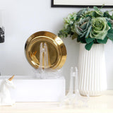 Maxbell European Style Luxury Ceramic Decorative Plates with Plate Rack Home Decor B - Aladdin Shoppers