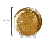 Maxbell European Style Luxury Ceramic Decorative Plates with Plate Rack Home Decor D - Aladdin Shoppers