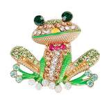 Maxbell Fancy Insect Frog Brooch Wedding Bouquet Accessory Enamel Crystal Pin Brooch - Aladdin Shoppers