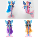 Maxbell Fashion Classic Princess Mermaid Doll Girl Model Doll Toys Play Gift Blue - Aladdin Shoppers