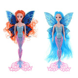 Maxbell Fashion Classic Princess Mermaid Doll Girl Model Doll Toys Play Gift Blue - Aladdin Shoppers