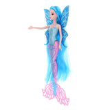 Maxbell Fashion Classic Princess Mermaid Doll Girl Model Doll Toys Play Gift Blue - Aladdin Shoppers