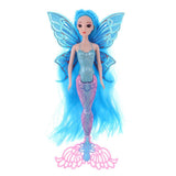 Maxbell Fashion Classic Princess Mermaid Doll Girl Model Doll Toys Play Gift Blue - Aladdin Shoppers