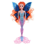 Maxbell Fashion Classic Princess Mermaid Doll Girl Model Doll Toys Play Gift Orange - Aladdin Shoppers