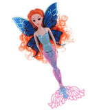 Maxbell Fashion Classic Princess Mermaid Doll Girl Model Doll Toys Play Gift Orange - Aladdin Shoppers