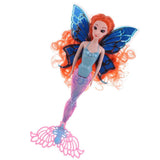 Maxbell Fashion Classic Princess Mermaid Doll Girl Model Doll Toys Play Gift Orange - Aladdin Shoppers