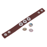 Maxbell Fashion Doll Leather Bracelets & Buttons for 1/12 Dollhouse Model Accs Brown - Aladdin Shoppers