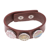 Maxbell Fashion Doll Leather Bracelets & Buttons for 1/12 Dollhouse Model Accs Brown - Aladdin Shoppers