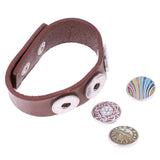 Maxbell Fashion Doll Leather Bracelets & Buttons for 1/12 Dollhouse Model Accs Brown - Aladdin Shoppers