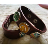 Maxbell Fashion Doll Leather Bracelets & Buttons for 1/12 Dollhouse Model Accs Brown - Aladdin Shoppers