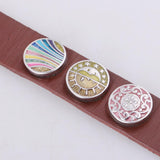 Maxbell Fashion Doll Leather Bracelets & Buttons for 1/12 Dollhouse Model Accs Brown - Aladdin Shoppers