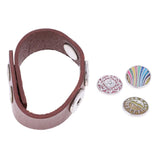 Maxbell Fashion Doll Leather Bracelets & Buttons for 1/12 Dollhouse Model Accs Brown - Aladdin Shoppers