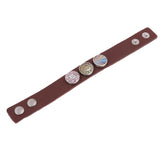 Maxbell Fashion Doll Leather Bracelets & Buttons for 1/12 Dollhouse Model Accs Brown - Aladdin Shoppers