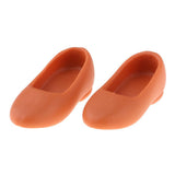 Maxbell Fashion Doll Shoes Sandals for 1/6 BJD Doll Dress up Accessory Orange - Aladdin Shoppers