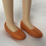 Maxbell Fashion Doll Shoes Sandals for 1/6 BJD Doll Dress up Accessory Orange - Aladdin Shoppers