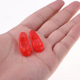 Maxbell Fashion Doll Shoes Sandals for 1/6 BJD Doll Dress up Accessory Red A - Aladdin Shoppers