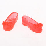 Maxbell Fashion Doll Shoes Sandals for 1/6 BJD Doll Dress up Accessory Red A - Aladdin Shoppers