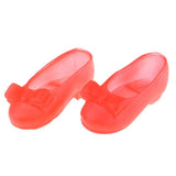 Maxbell Fashion Doll Shoes Sandals for 1/6 BJD Doll Dress up Accessory Red A - Aladdin Shoppers