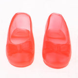 Maxbell Fashion Doll Shoes Sandals for 1/6 BJD Doll Dress up Accessory Red A - Aladdin Shoppers