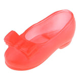 Maxbell Fashion Doll Shoes Sandals for 1/6 BJD Doll Dress up Accessory Red A - Aladdin Shoppers