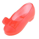 Maxbell Fashion Doll Shoes Sandals for 1/6 BJD Doll Dress up Accessory Red A - Aladdin Shoppers