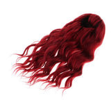 Maxbell Fashion Girl Doll Long Curly Hair for 1/3 BJD Doll DIY Supplies Wine Red - Aladdin Shoppers