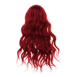 Maxbell Fashion Girl Doll Long Curly Hair for 1/3 BJD Doll DIY Supplies Wine Red - Aladdin Shoppers