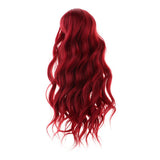 Maxbell Fashion Girl Doll Long Curly Hair for 1/3 BJD Doll DIY Supplies Wine Red - Aladdin Shoppers