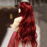 Maxbell Fashion Girl Doll Long Curly Hair for 1/3 BJD Doll DIY Supplies Wine Red - Aladdin Shoppers